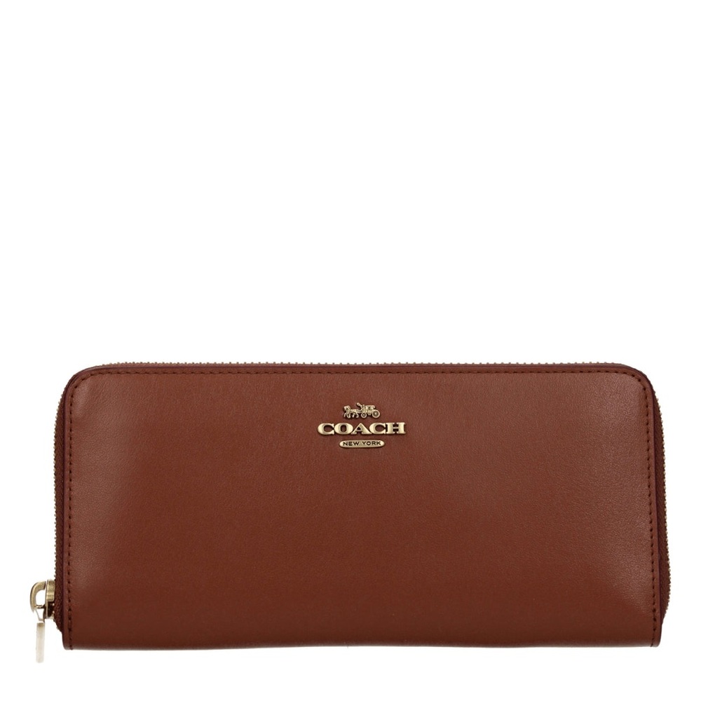Coach brown leather wallet